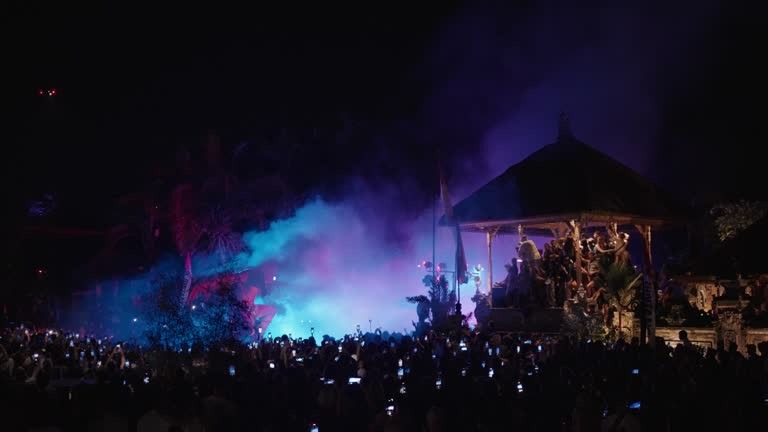  Zamna Bali festival crowd sunset vibe