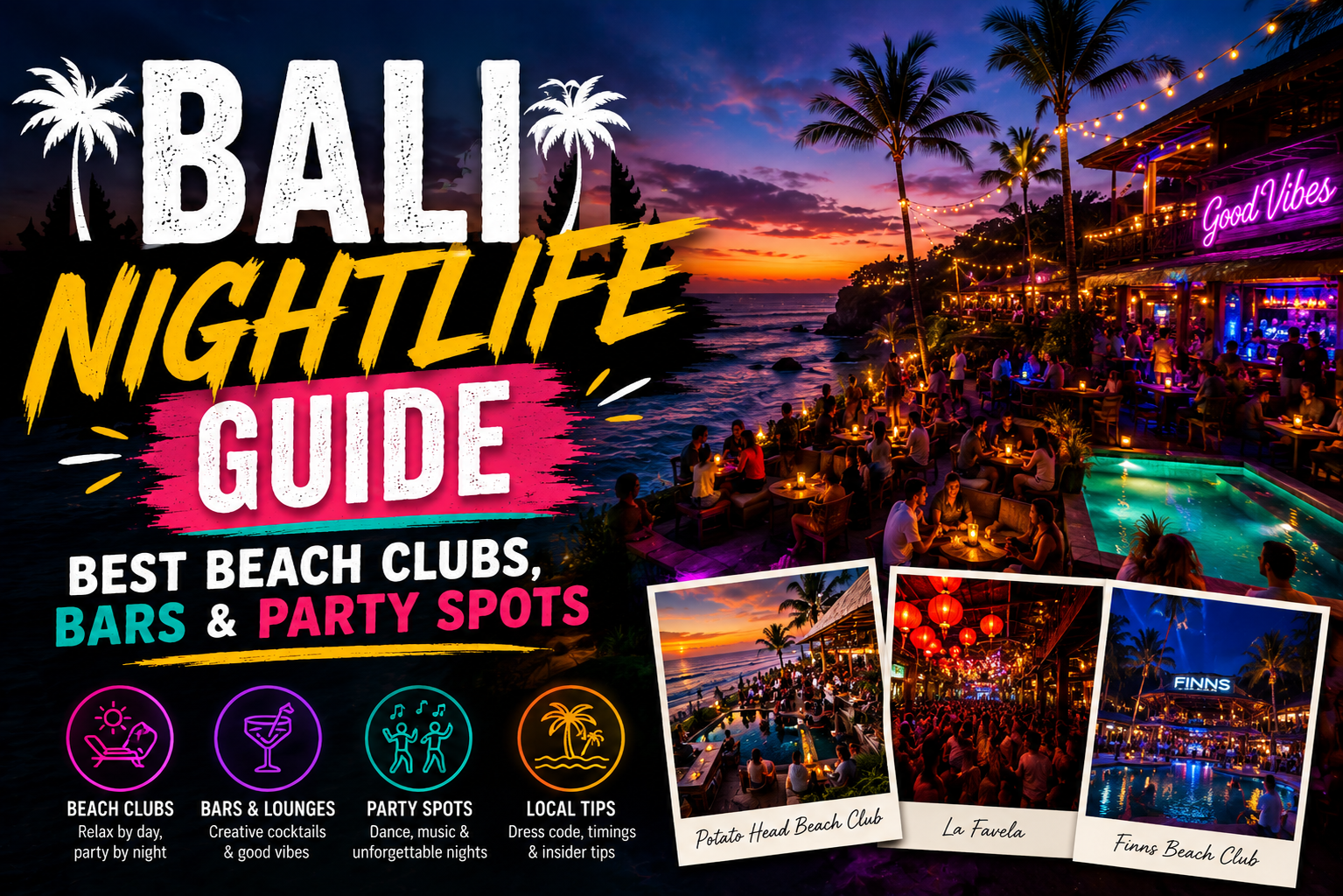 Bali Nightlife Guide: Best Beach Clubs, Bars & Party Spots